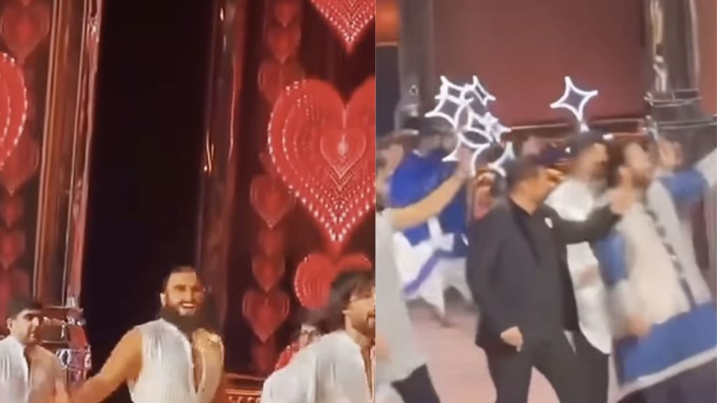 Salman Khan and Ranveer dance at Anant Ambani's sangeet