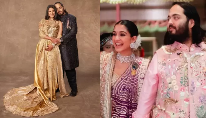 Anant Ambani and Radhika for their reception