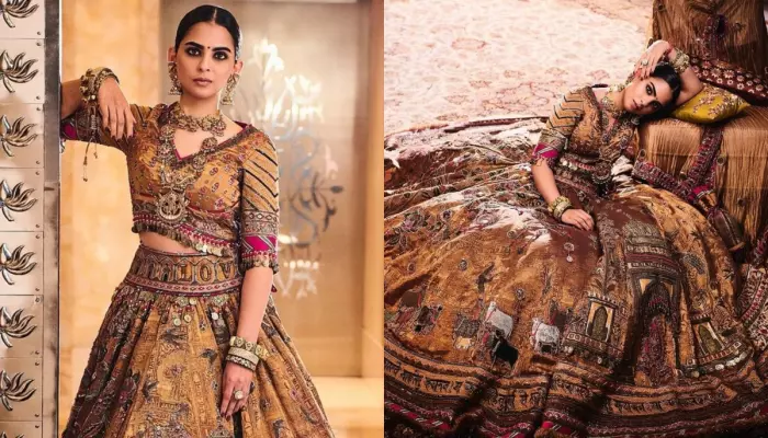 Isha Ambani in Vintage lehenga