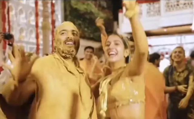 Anant and Radhika at haldi