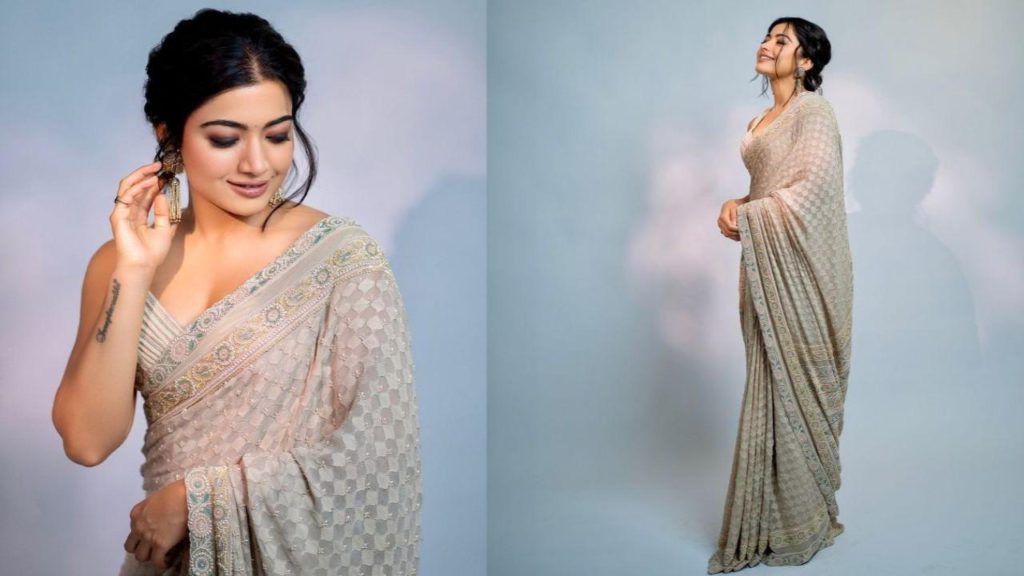 Rashmika Mandanna in saree