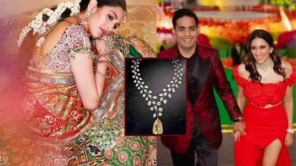 Shloka Mehta wearing a Rs 451 crore necklace