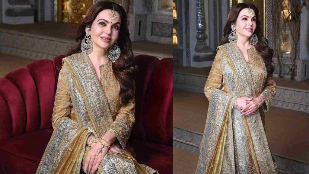 Nita Ambani for Anant's haldi