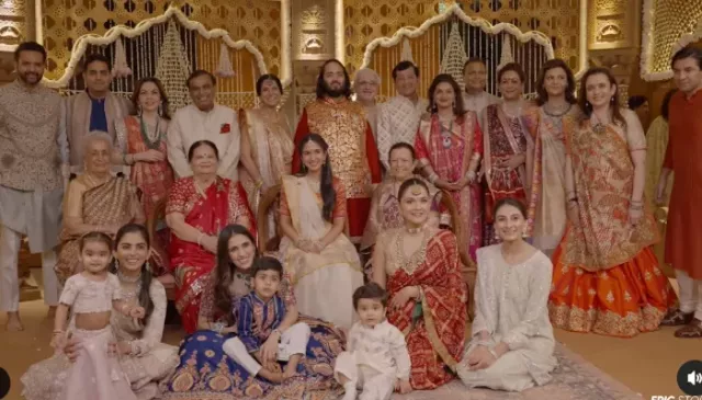 Ambani-Merchant family