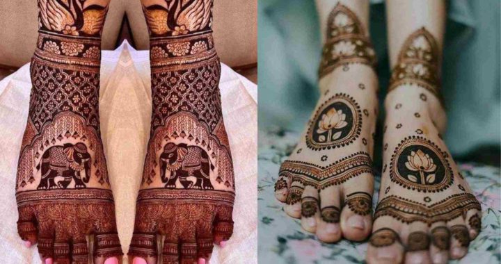 Foot mehndi designs