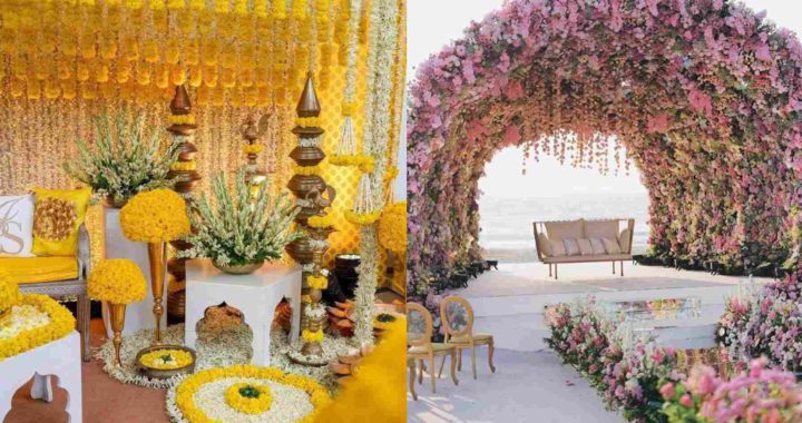 Floral wedding decor